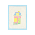 Easter Village House Canvas